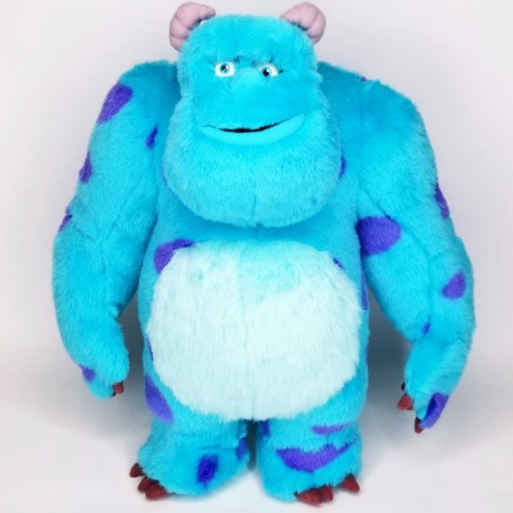 Monsters Inc SULLEY With Moving Eyes 14" Plush Spin Master 2001 - Picture 1 of 10